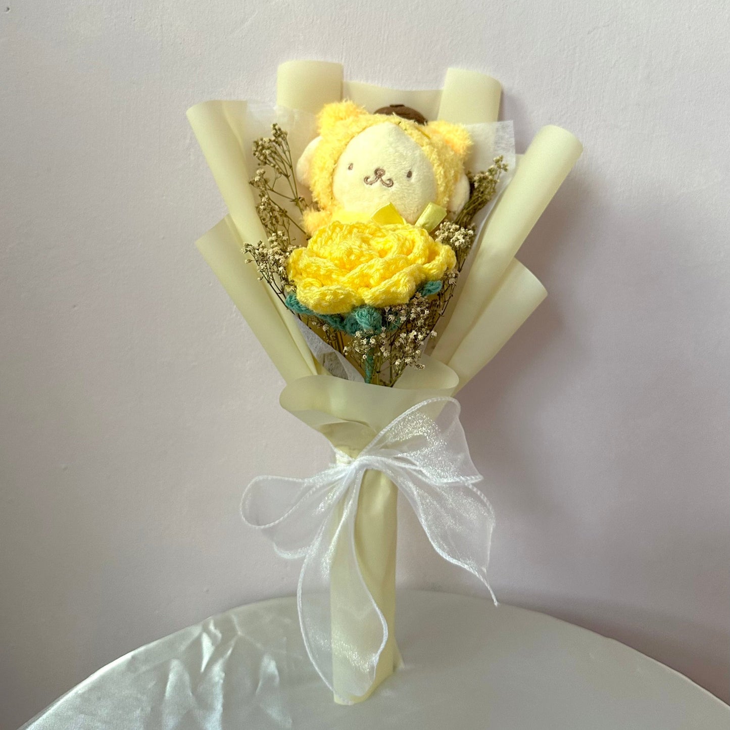 Pompompurin Single Rose Bouquet